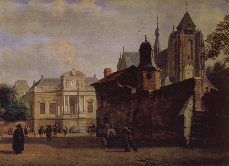 Jan van der Heyden Baroque palaces and the Cathedral Norge oil painting art